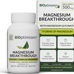 BiOptimizers Magnesium Breakthrough 500mg 7 Forms 60 Veggie Capsules Dietary Supplement
