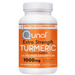 Qunol Extra Strength Turmeric 1000mg Curcumin Complex 120 Vegetarian Capsules