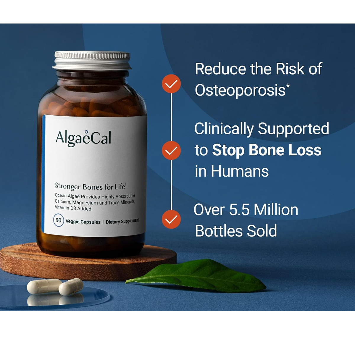 AlgaeCal Plant-Based Calcium Supplement