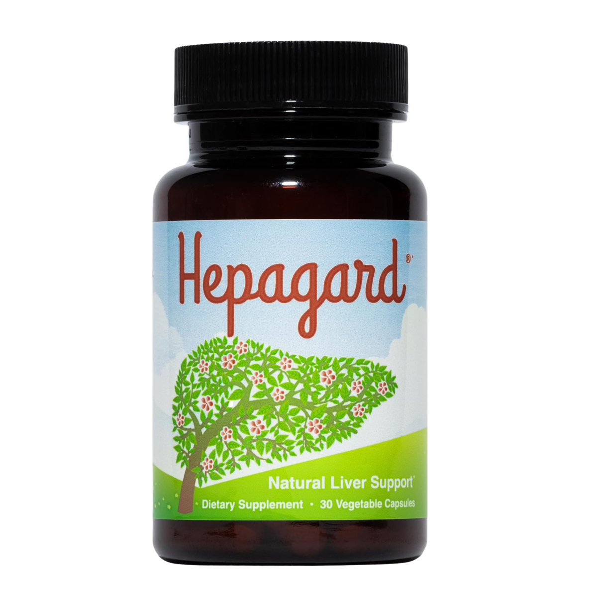 Hepagard Natural Liver Support Dietary Supplement 30 Vegetable Capsules